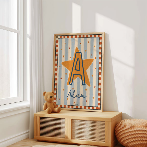 Custom Boy Letter Print 02