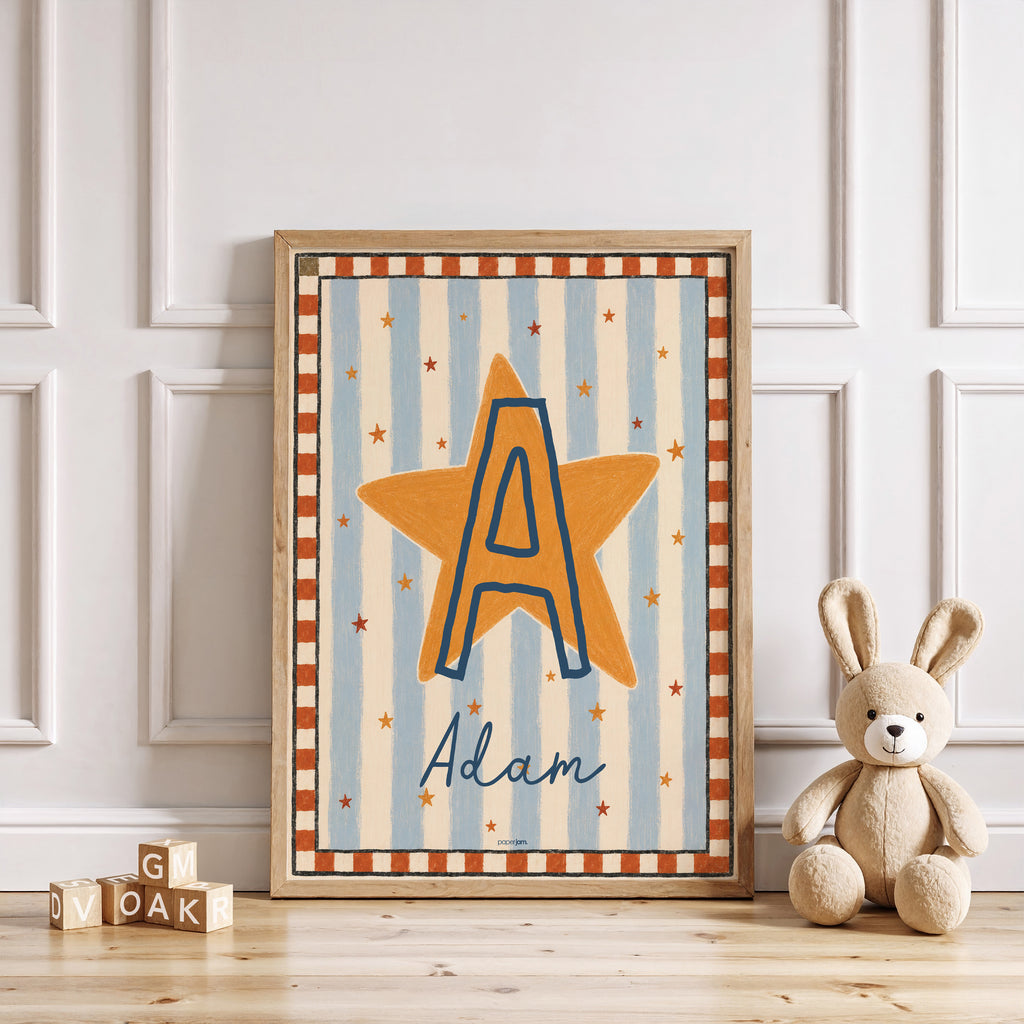 Custom Boy Letter Print 02