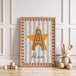 Custom Boy Letter Print 02