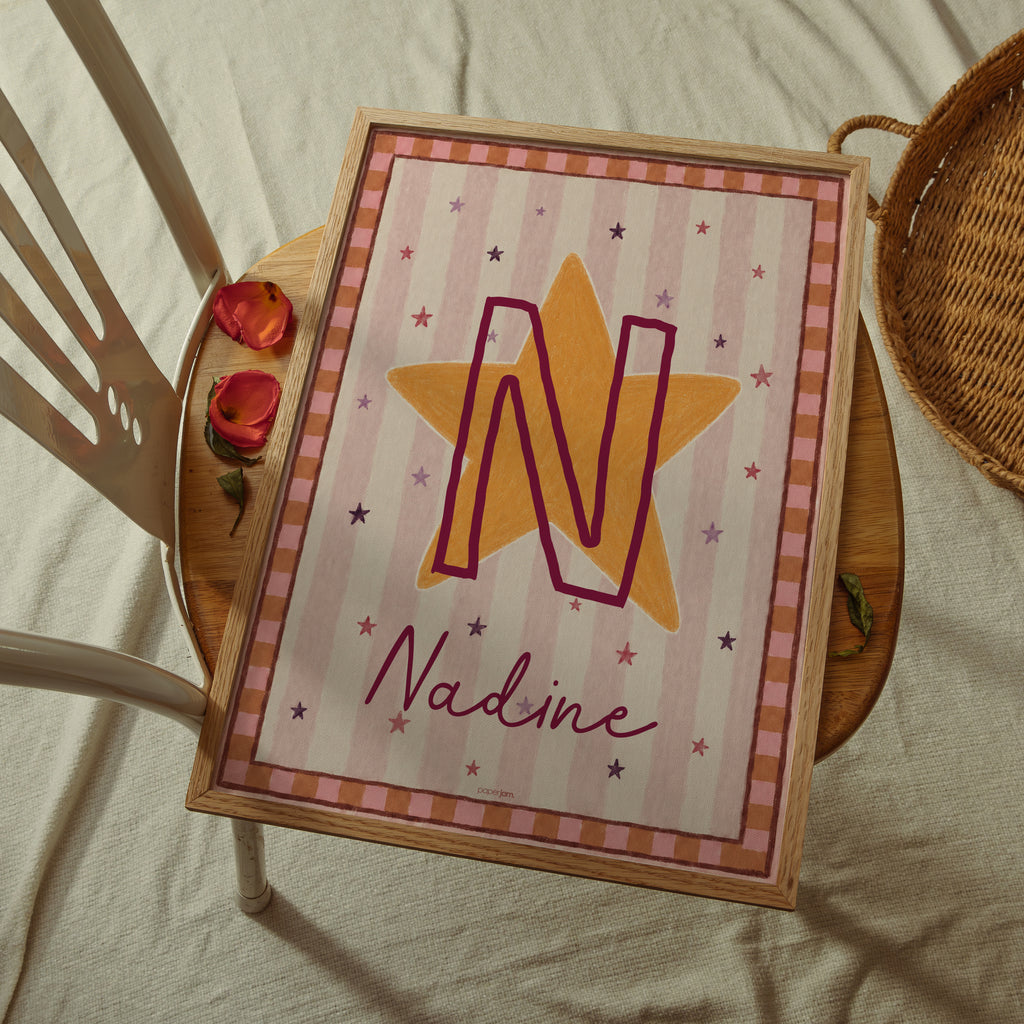 Custom Girl Letter Print 02