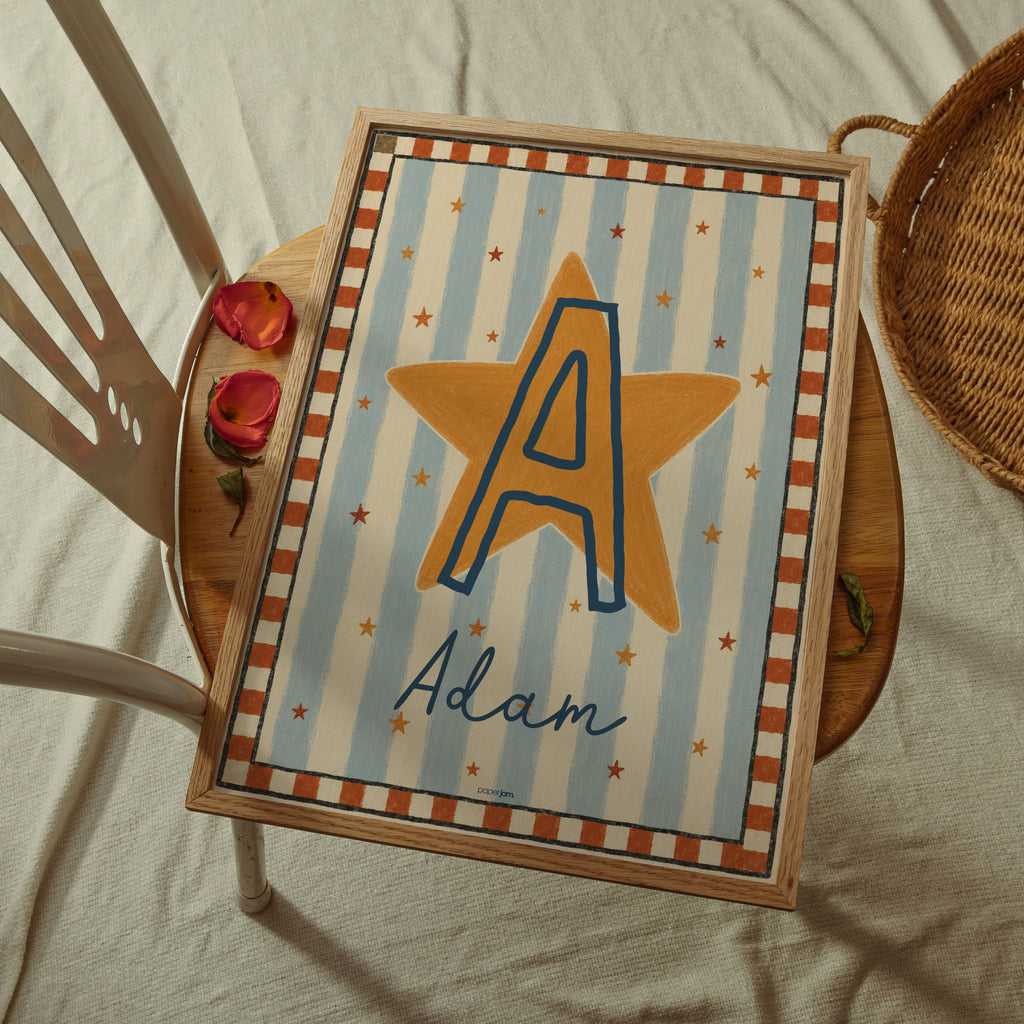 Custom Boy Letter Print 02
