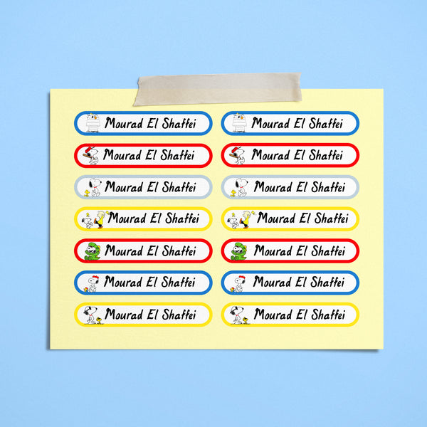 Snoopy Label Stickers