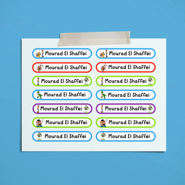 Toy Story Label Stickers