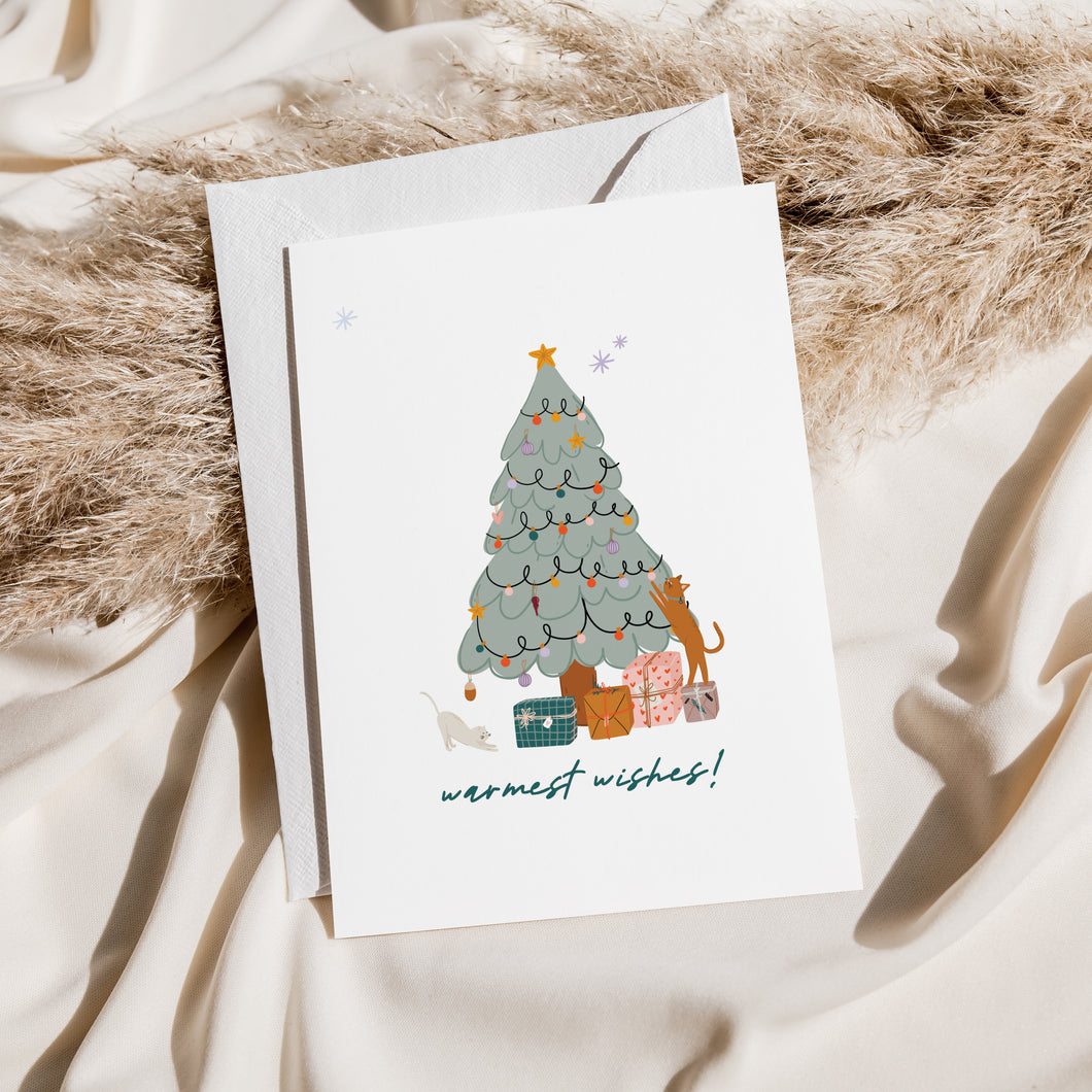 Warmest Wishes Christmas Card