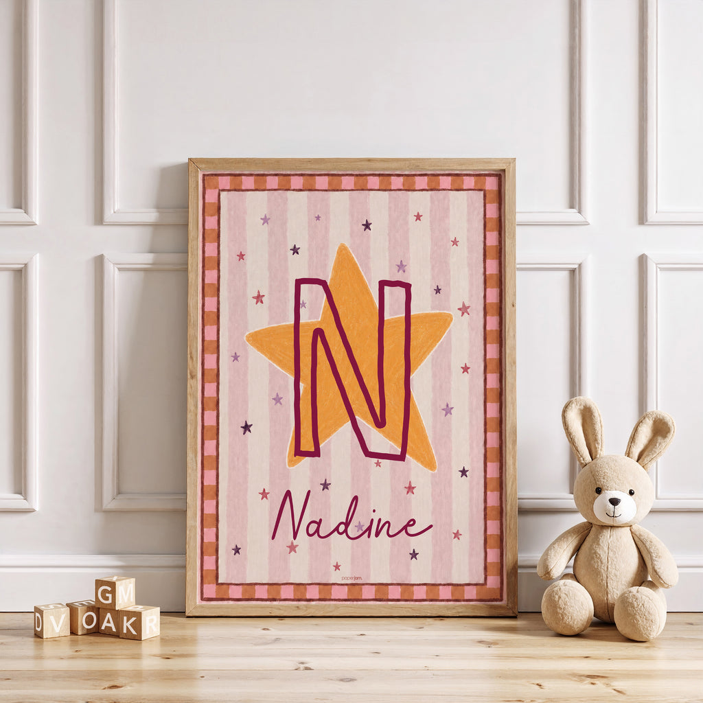 Custom Girl Letter Print 02