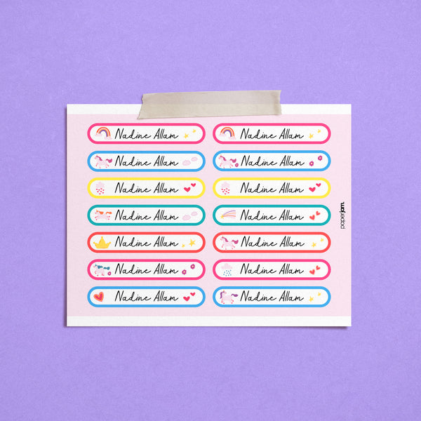 Unicorn Label Stickers