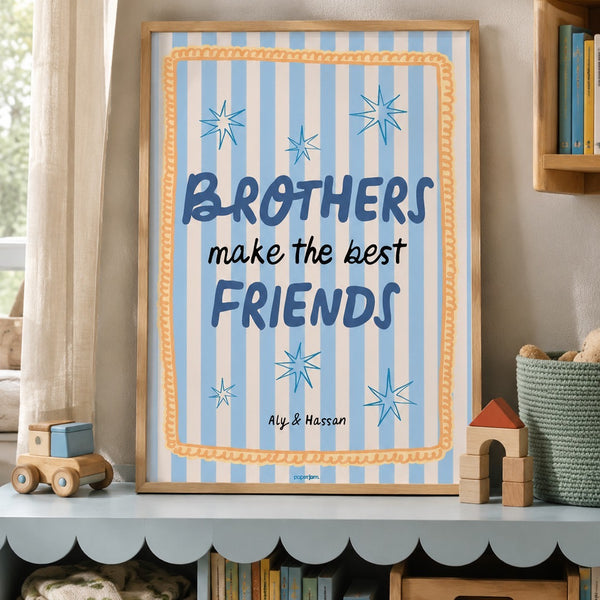 Custom Name Print - Brothers