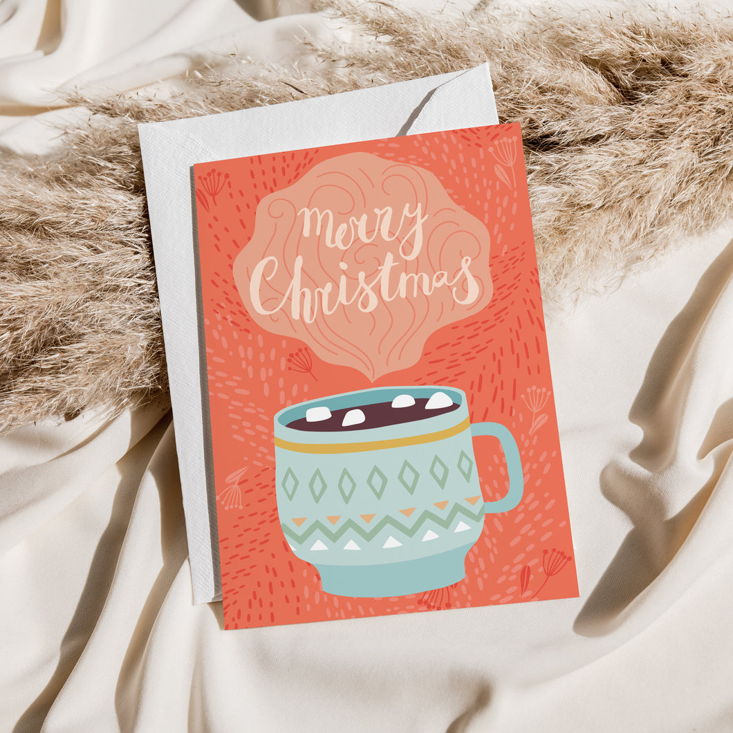 Hot Chocolate Christmas Card