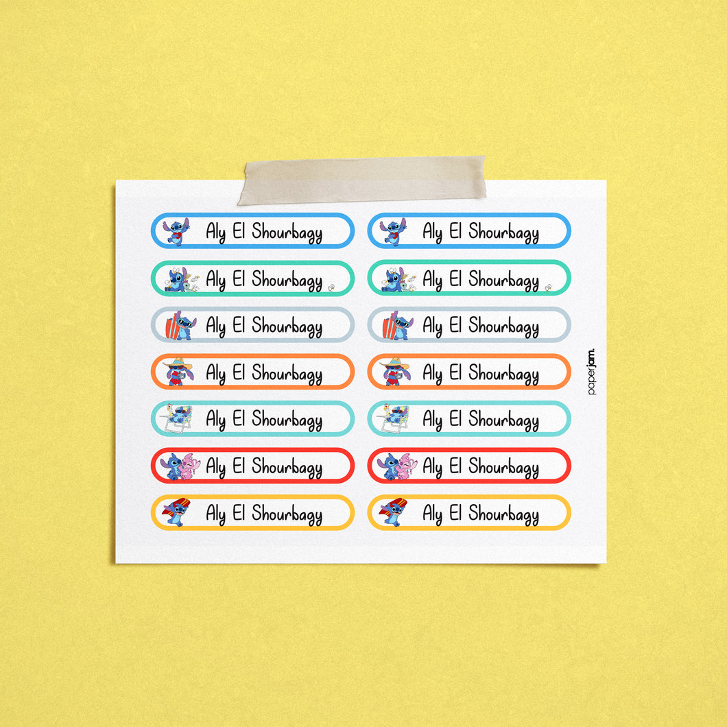 Stitch Label Stickers