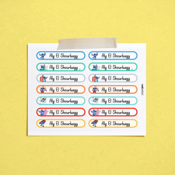 Stitch Label Stickers