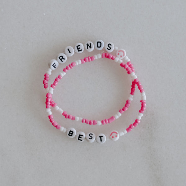 Best Friends Pink Bracelets