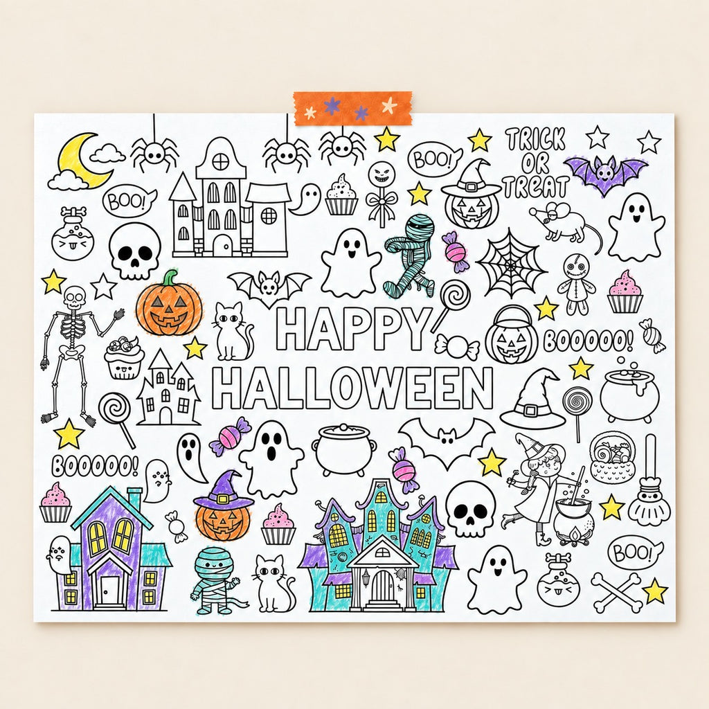 Halloween Coloring Sheet