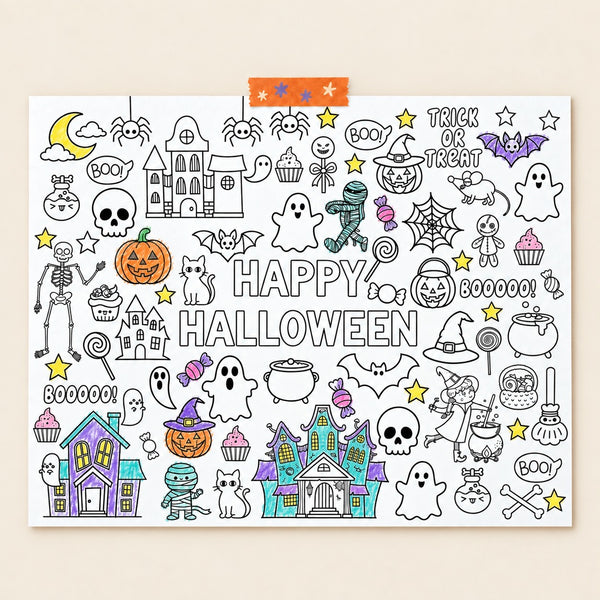 Halloween Coloring Sheet
