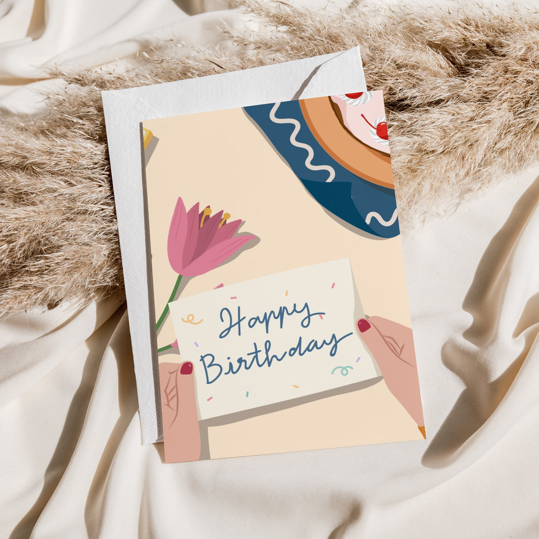 Illustrated Birthday Card