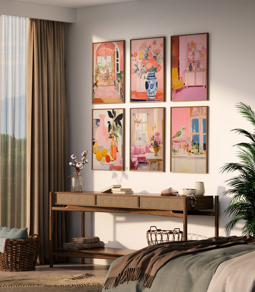 Pink Interior Wall Set