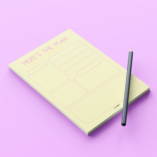 Here's the Plan Notepad