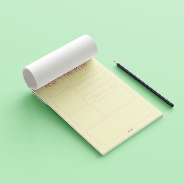 Here's the Plan Notepad