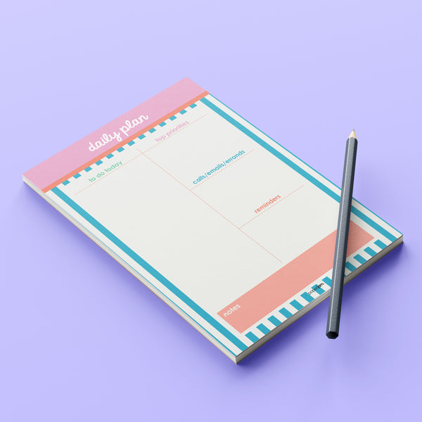 Minimal Daily Plan Notepad