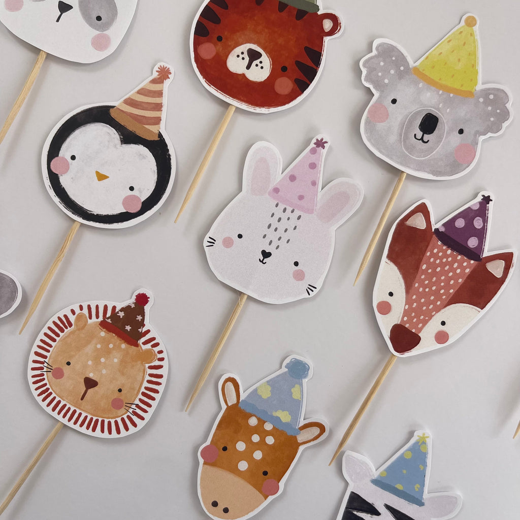 Party Animal Cake Toppers