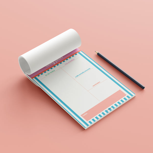 Minimal Daily Plan Notepad
