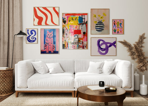 Vibrant Gallery Wall Set