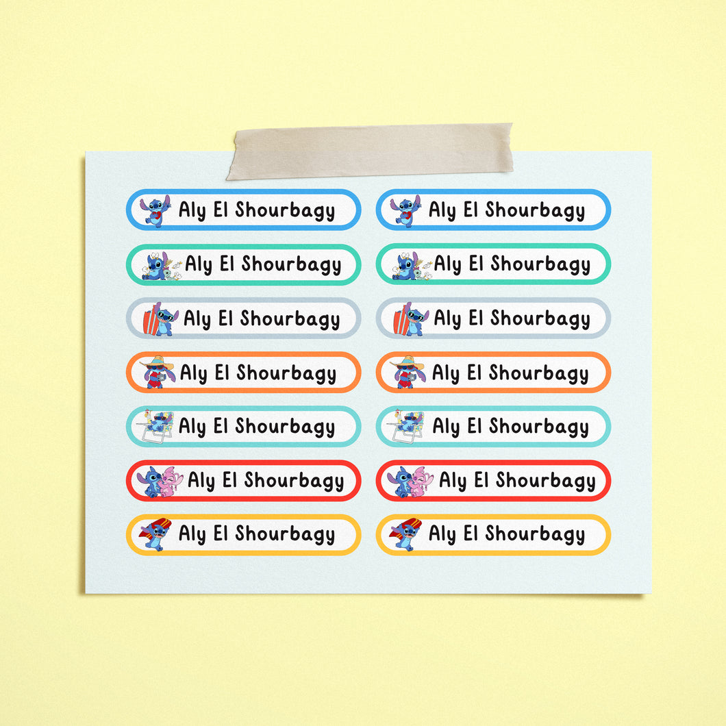 Stitch Label Stickers