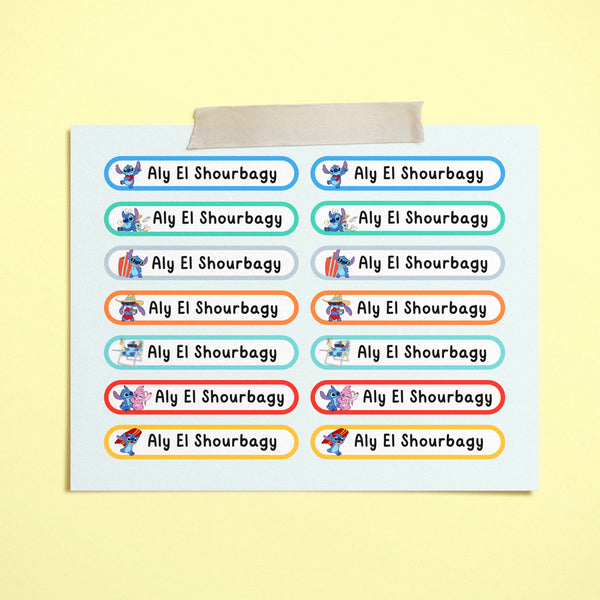 Stitch Label Stickers
