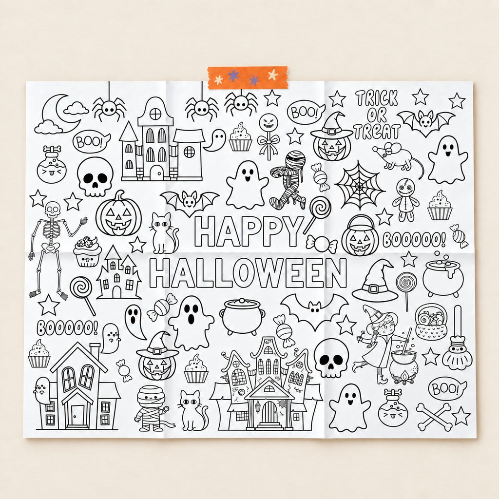 Halloween Coloring Sheet