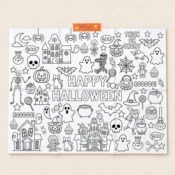 Halloween Coloring Sheet