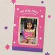 First Day of Nursery Flag and Print - Pink