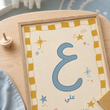 Custom Name Arabic Print - Yellow