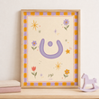Custom Arabic Name Print - Floral