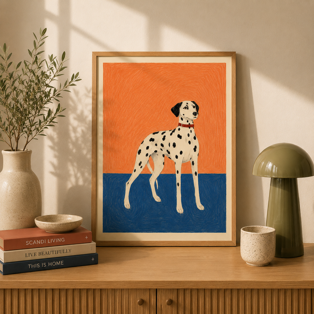 Color Block Dog Portraits