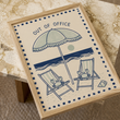 Out of Office Beach Print