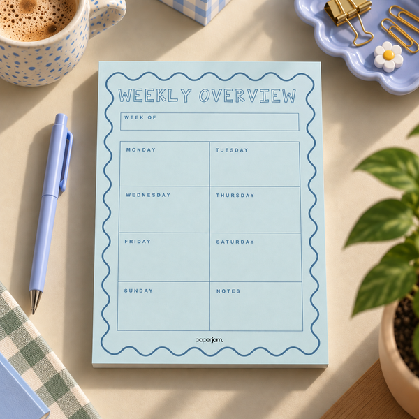 Weekly Overview Notepad