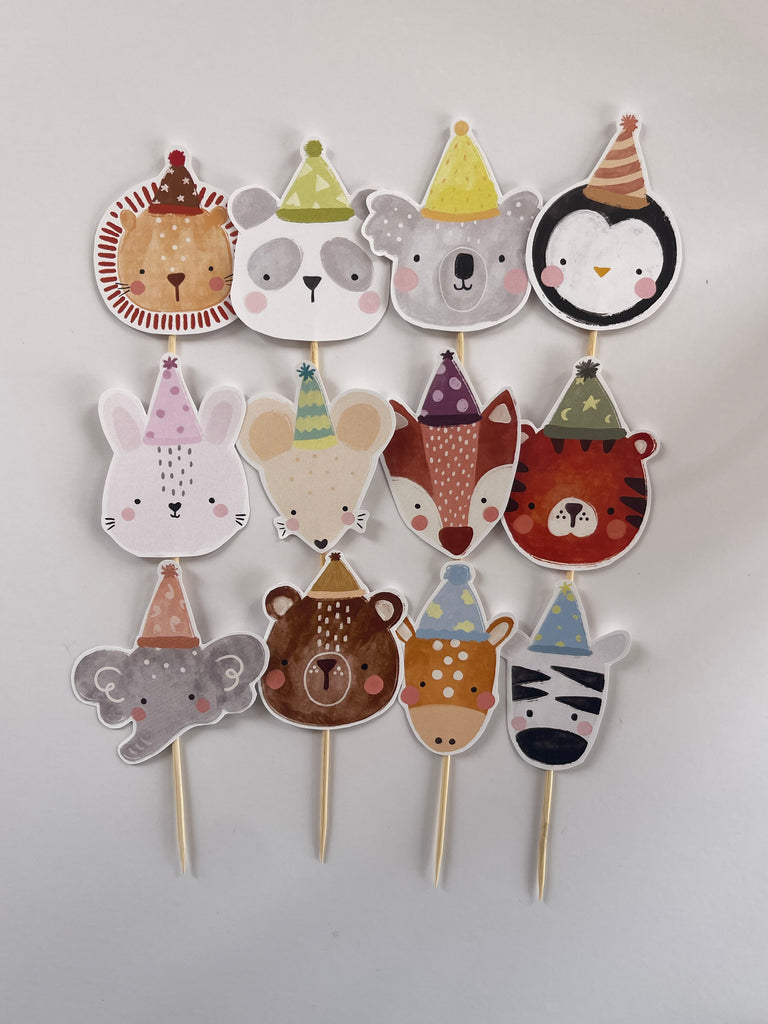 Party Animal Cake Toppers