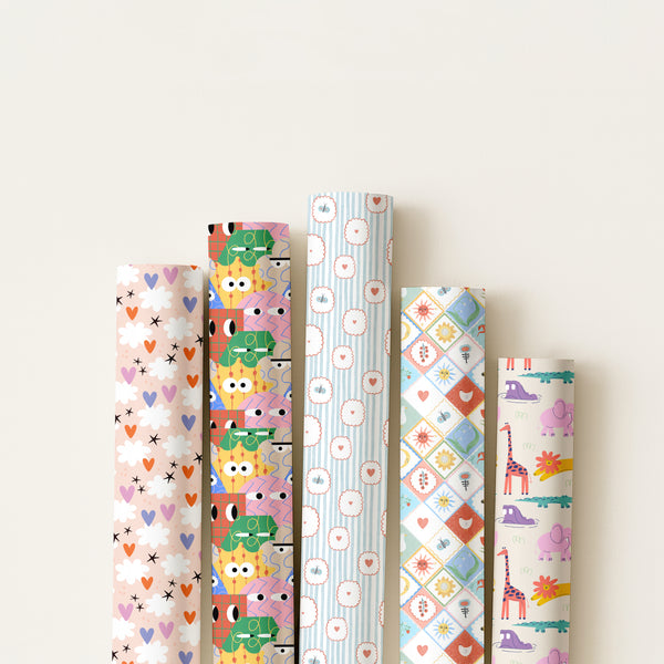 Kids Wrapping Paper Bundle