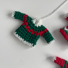 Load image into Gallery viewer, Green Christmas Sweater Ornament
