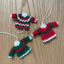 Load image into Gallery viewer, Green Christmas Sweater Ornament
