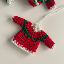 Load image into Gallery viewer, Red Christmas Sweater Ornament
