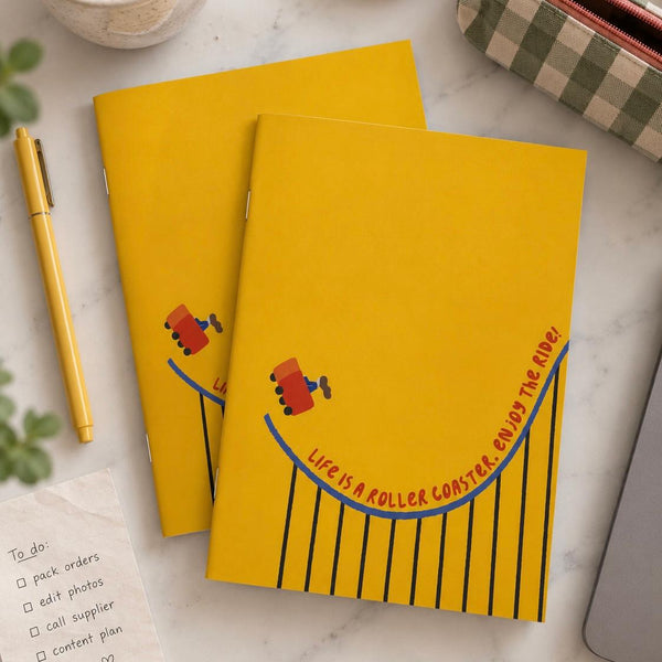 Roller Coaster Soft Cover Notebook