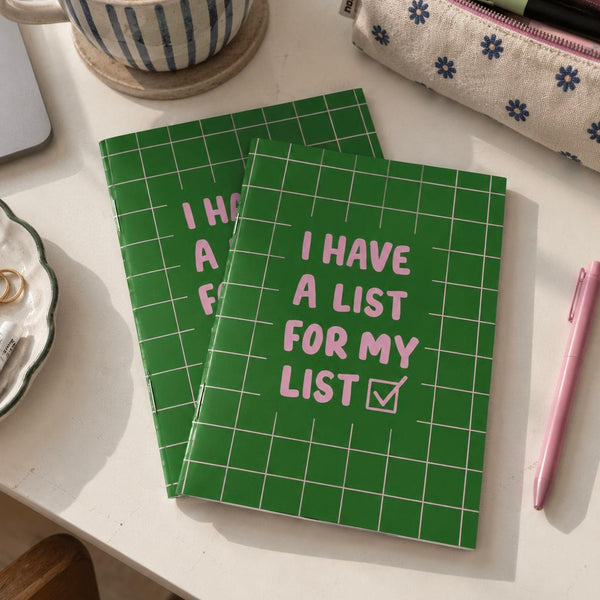 List For My List Soft Cover Notebook