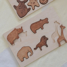 Load image into Gallery viewer, Kids Wooden Animals Puzzle
