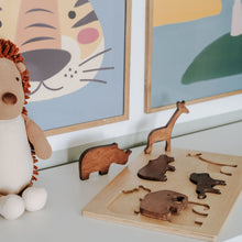 Load image into Gallery viewer, Kids Wooden Animals Puzzle
