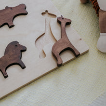 Load image into Gallery viewer, Kids Wooden Animals Puzzle
