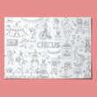 Circus Giant Coloring Sheet