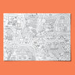Farm Map Giant Coloring Sheet