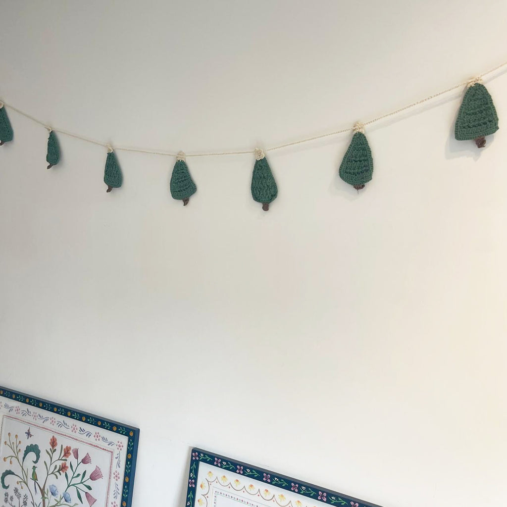 Handmade Christmas Crochet Bunting