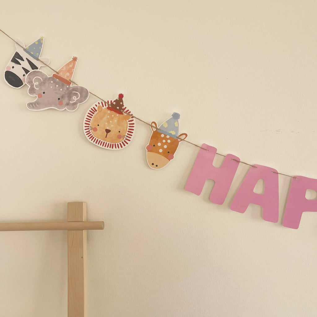Party Animal Garland (Pink/Blue)