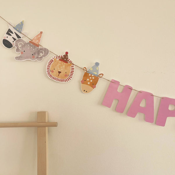 Party Animal Garland (Pink/Blue)